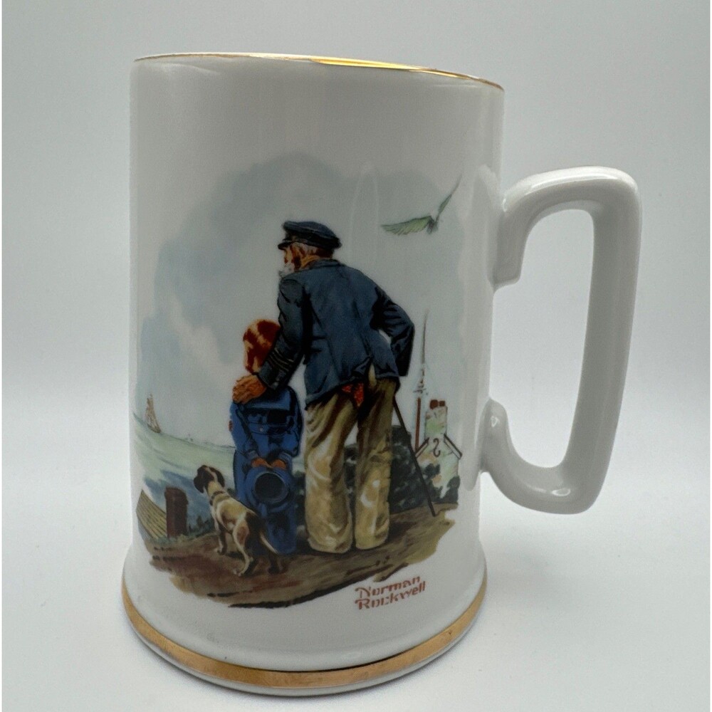 Vintage 1985 Long John Silver’s Porcelain Tankard Mug